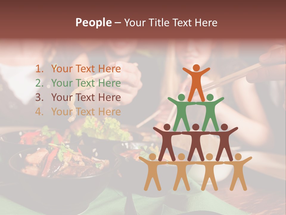 Lunch Dinner Joy PowerPoint Template