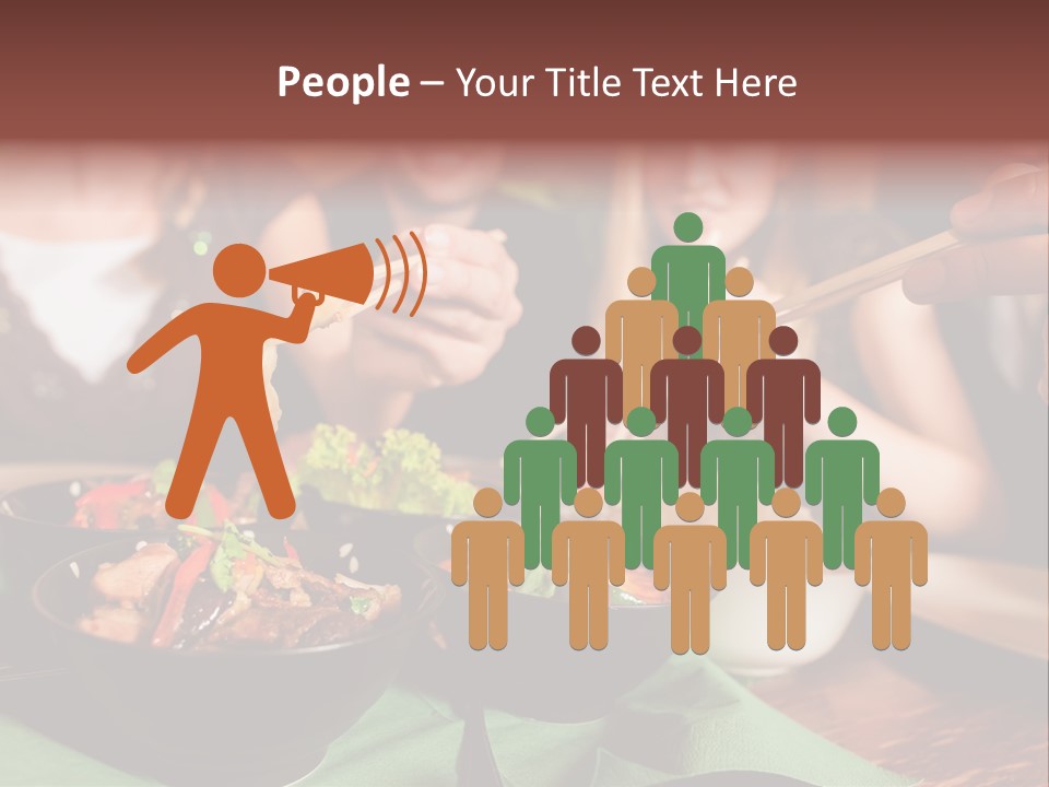 Lunch Dinner Joy PowerPoint Template