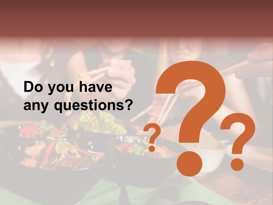 Lunch Dinner Joy PowerPoint Template