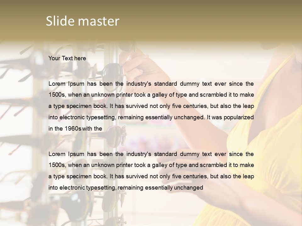 Collection Optician Business PowerPoint Template