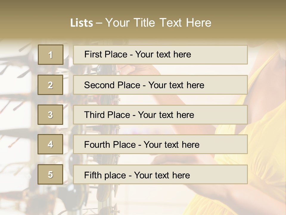 Collection Optician Business PowerPoint Template