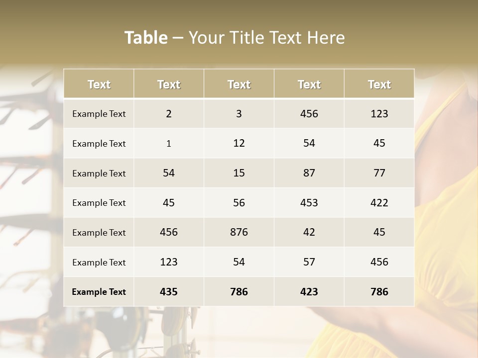 Collection Optician Business PowerPoint Template
