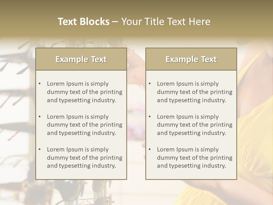 Collection Optician Business PowerPoint Template