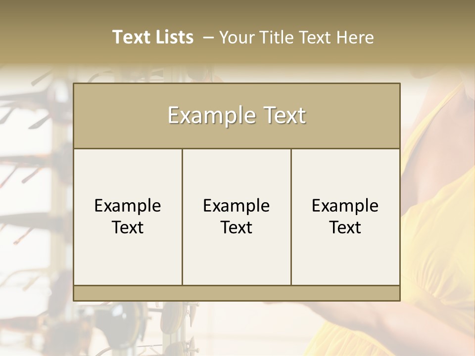 Collection Optician Business PowerPoint Template