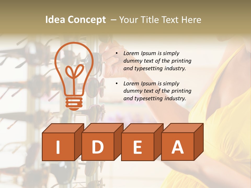 Collection Optician Business PowerPoint Template