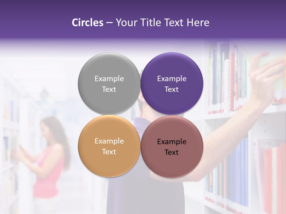 People Learn Row PowerPoint Template