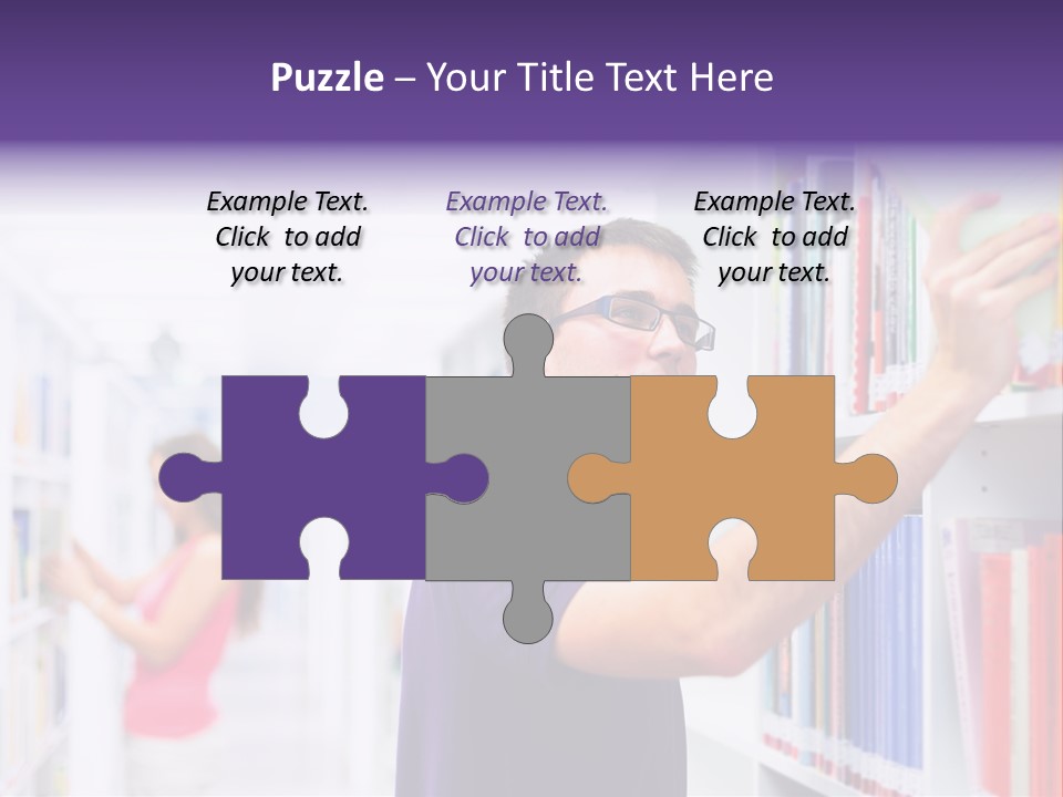 People Learn Row PowerPoint Template