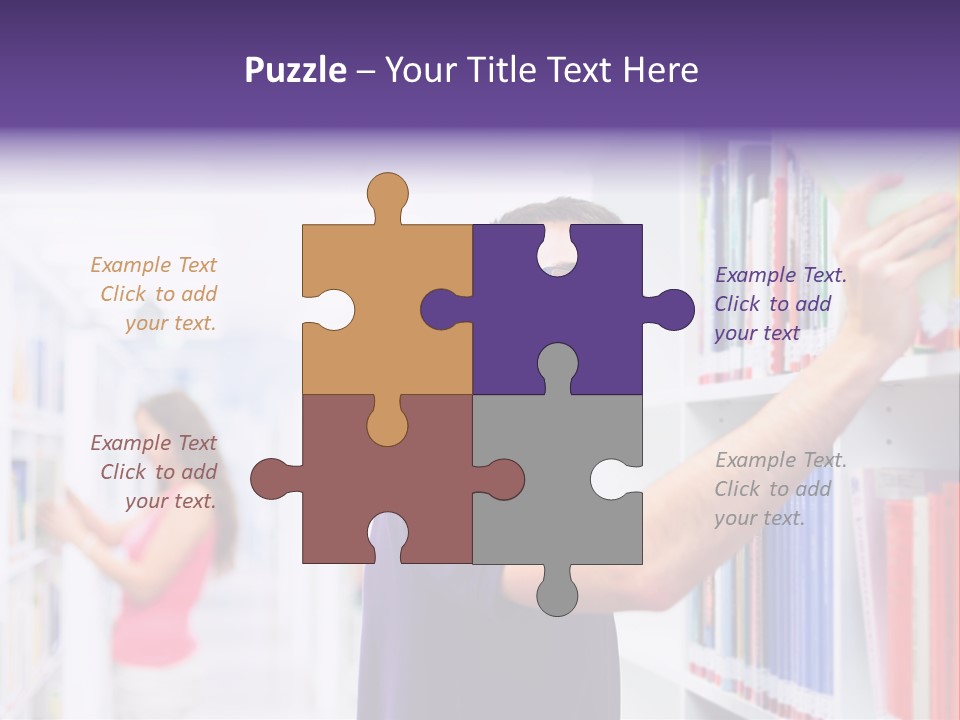 People Learn Row PowerPoint Template