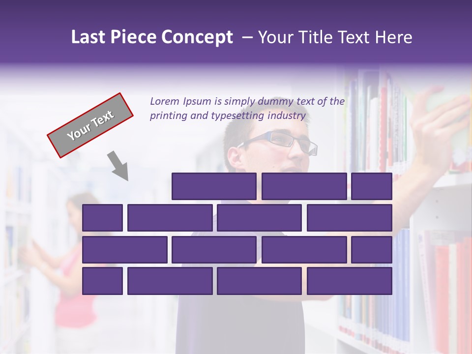 People Learn Row PowerPoint Template