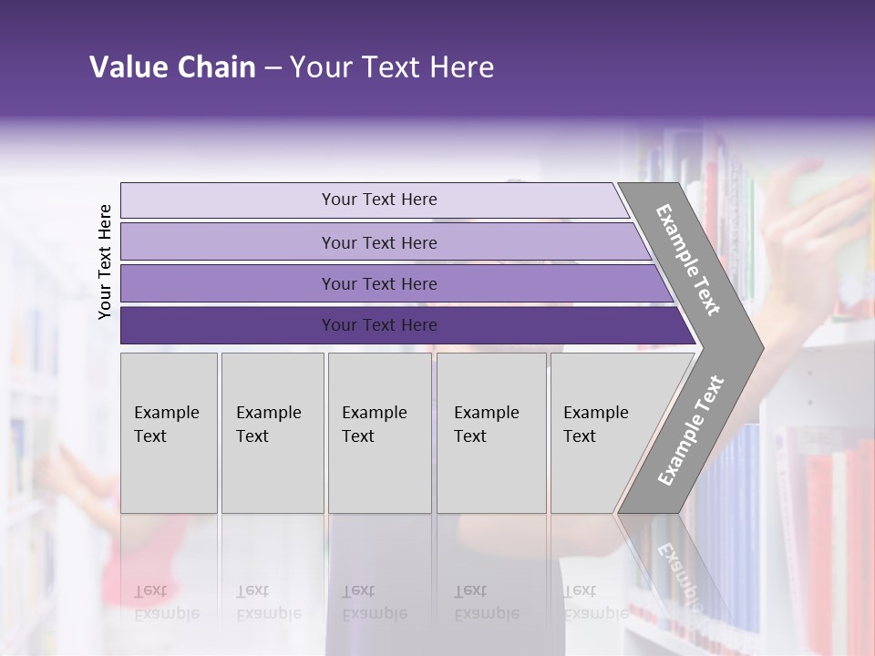 People Learn Row PowerPoint Template