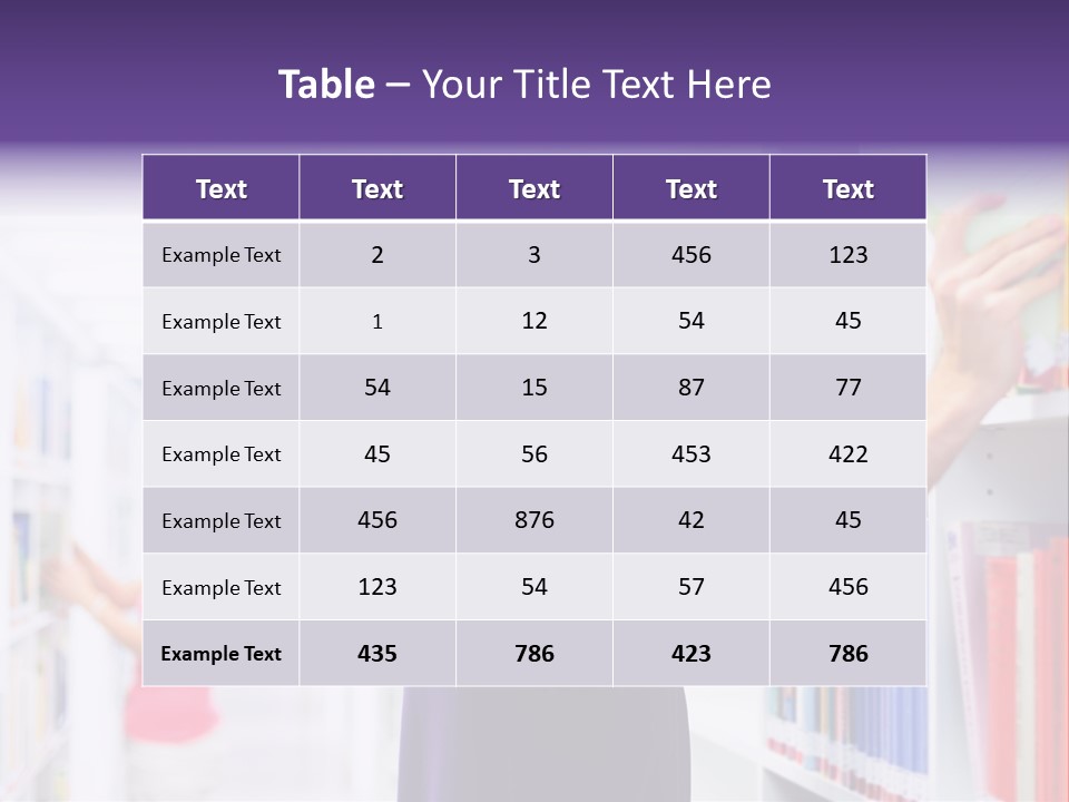 People Learn Row PowerPoint Template
