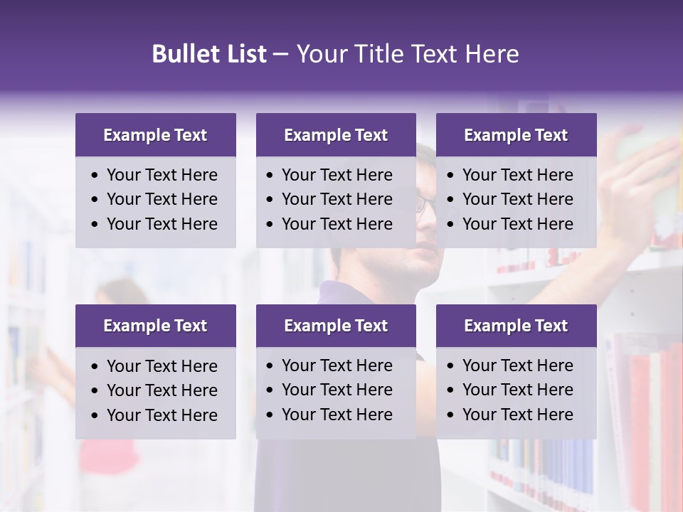 People Learn Row PowerPoint Template