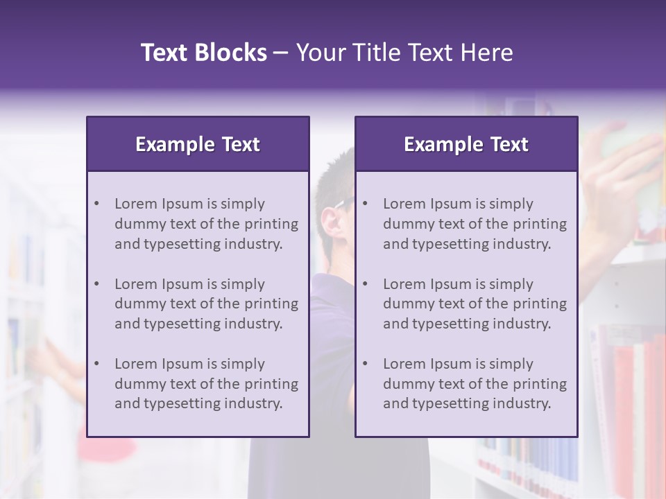 People Learn Row PowerPoint Template