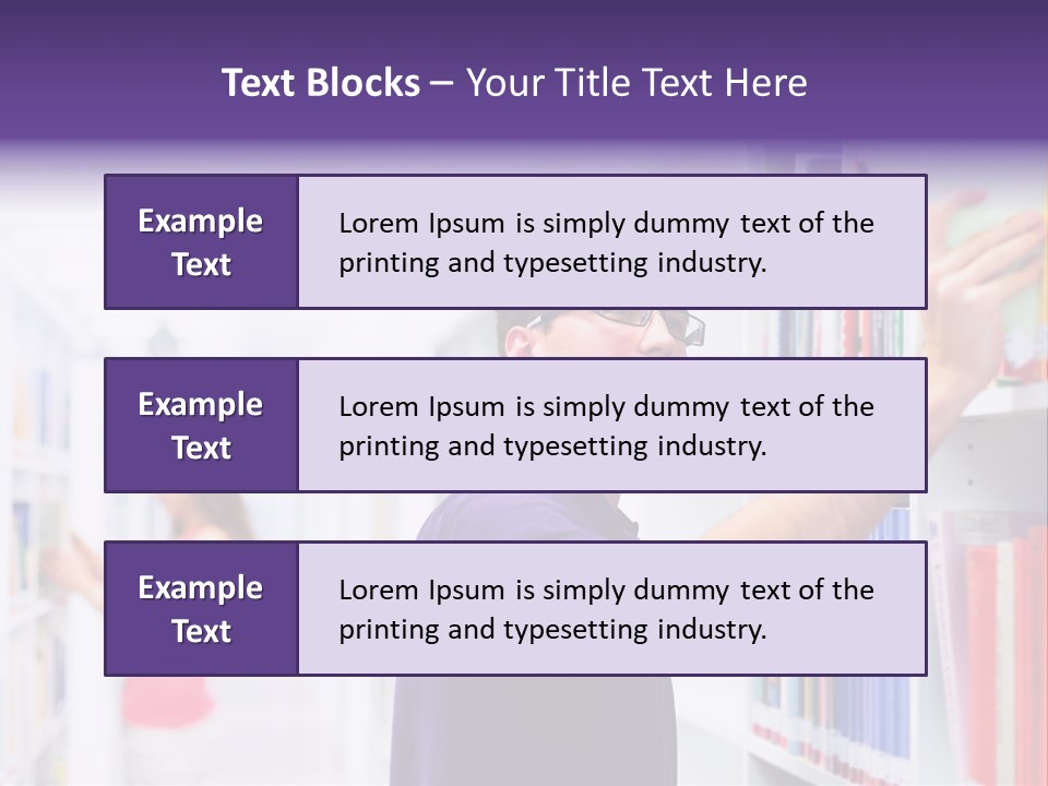 People Learn Row PowerPoint Template