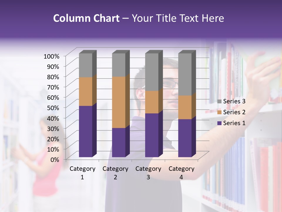 People Learn Row PowerPoint Template