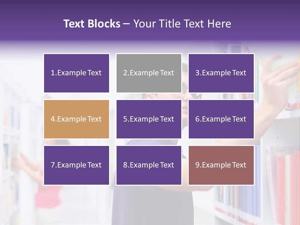 People Learn Row PowerPoint Template