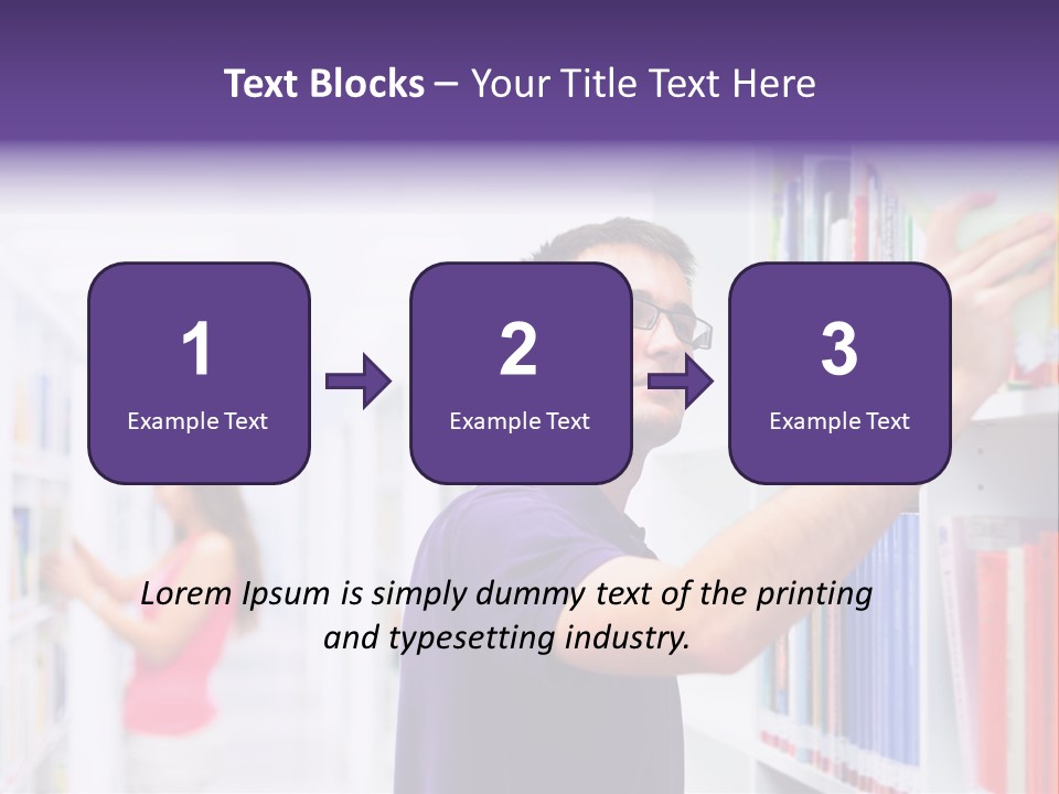 People Learn Row PowerPoint Template