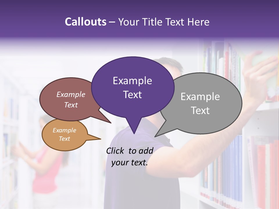 People Learn Row PowerPoint Template