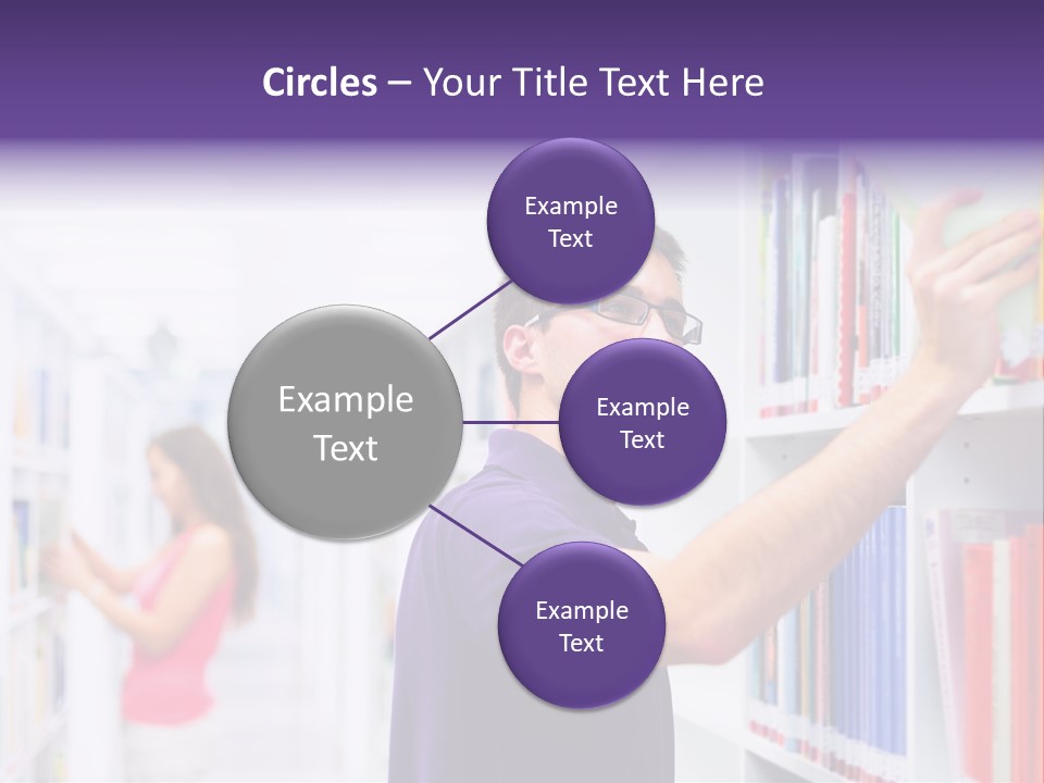 People Learn Row PowerPoint Template