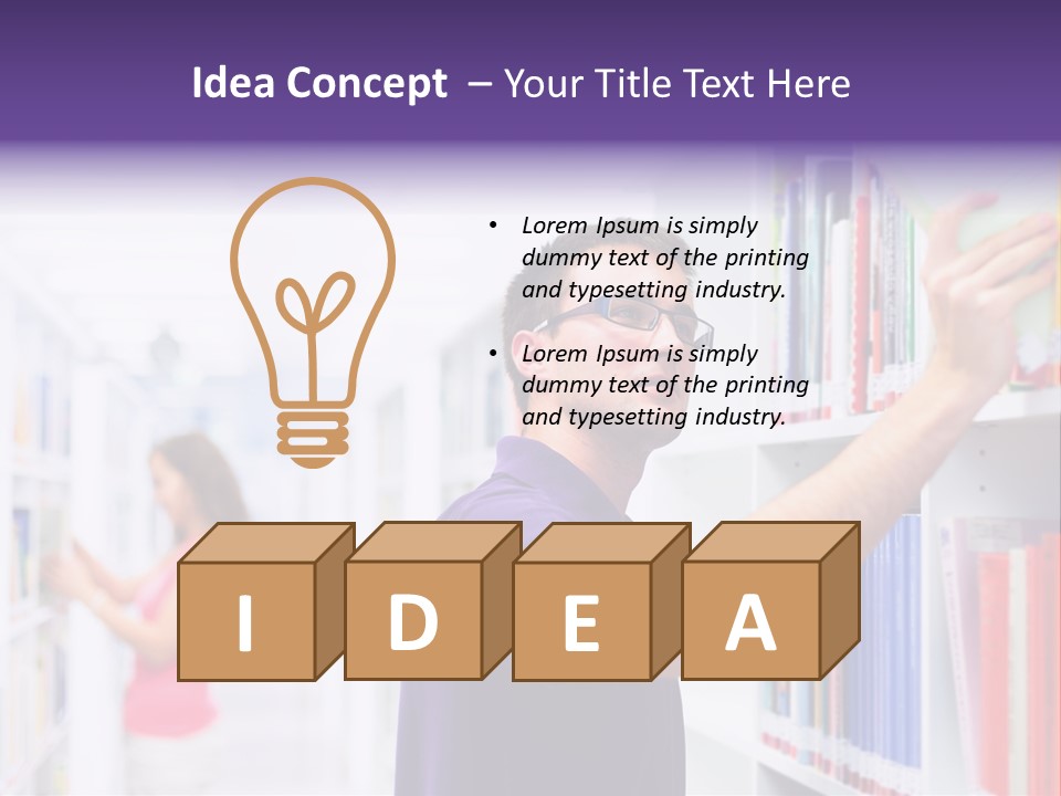People Learn Row PowerPoint Template