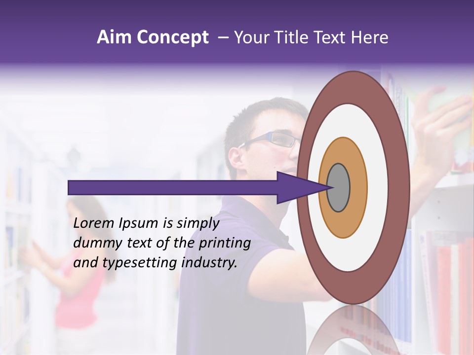 People Learn Row PowerPoint Template