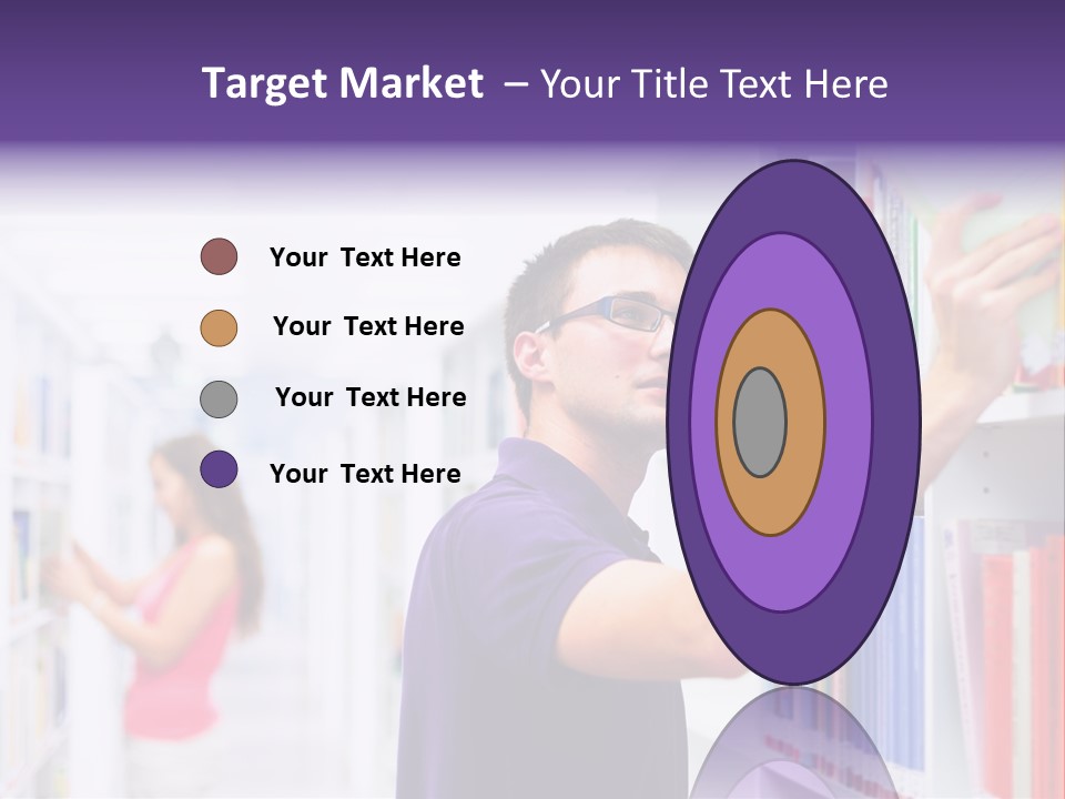 People Learn Row PowerPoint Template