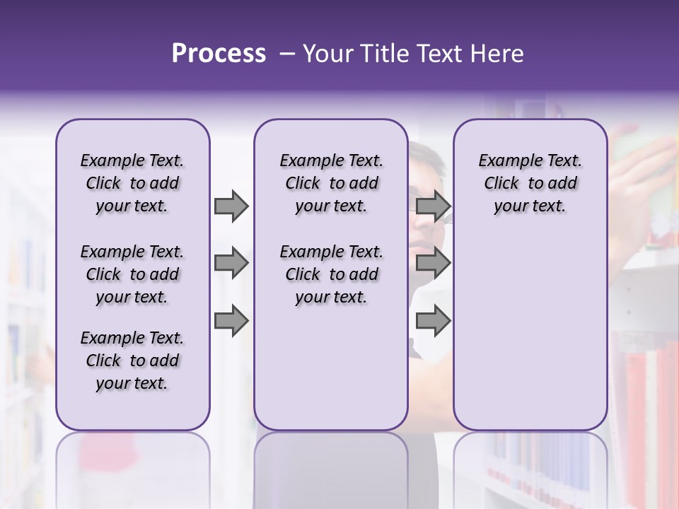 People Learn Row PowerPoint Template