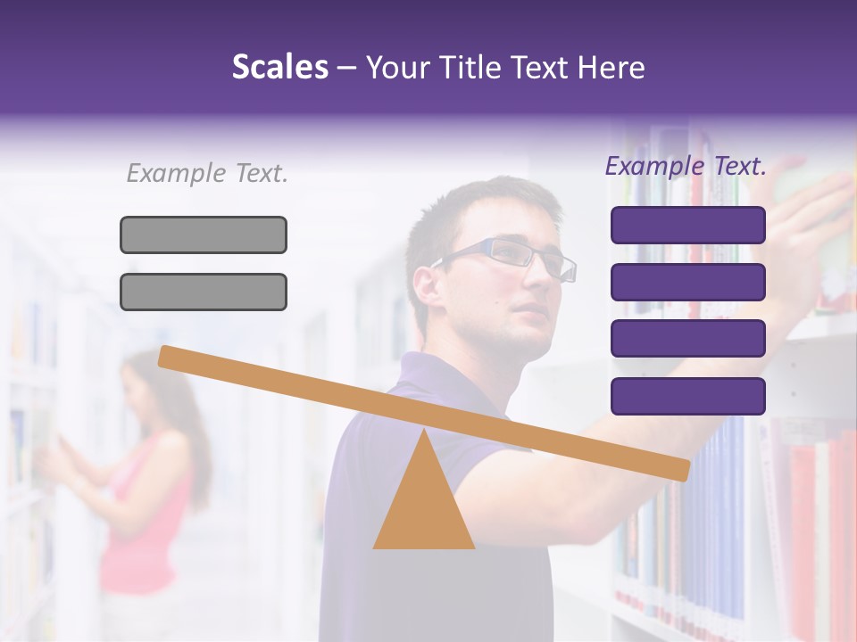 People Learn Row PowerPoint Template