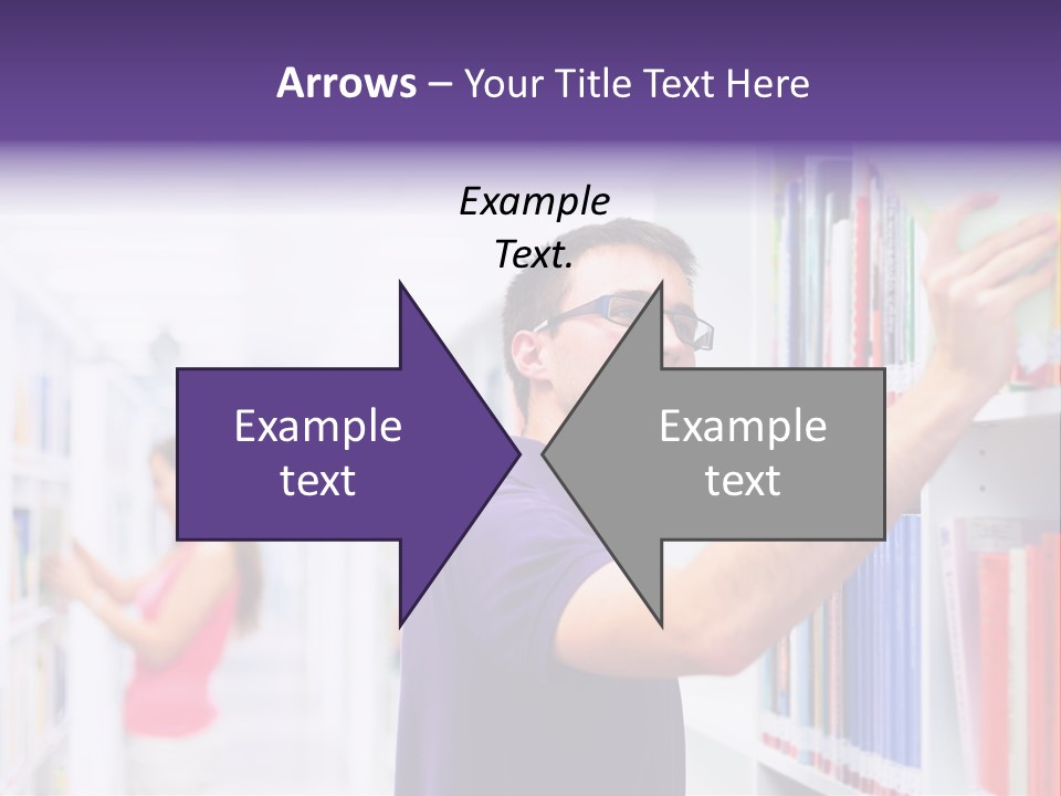 People Learn Row PowerPoint Template