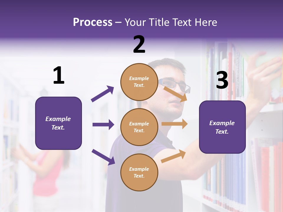 People Learn Row PowerPoint Template