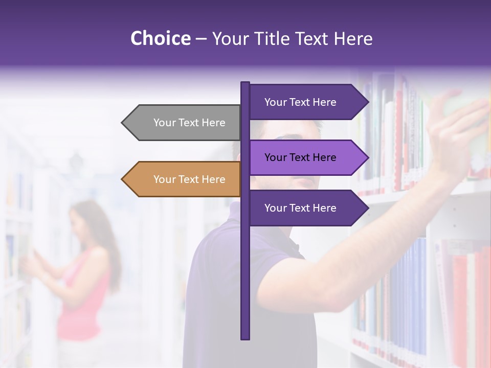 People Learn Row PowerPoint Template
