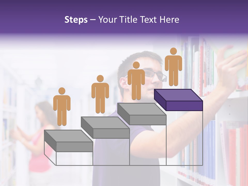 People Learn Row PowerPoint Template