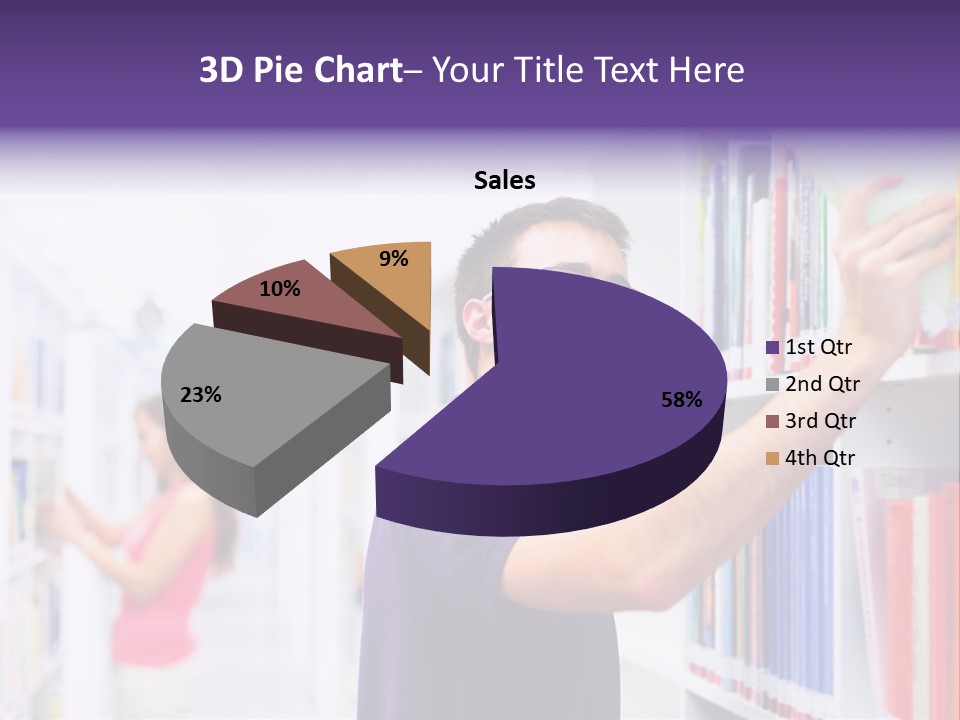 People Learn Row PowerPoint Template