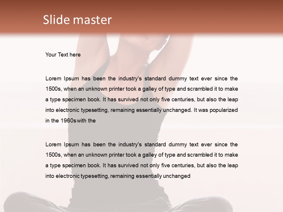 Sit Relaxation Apartment PowerPoint Template