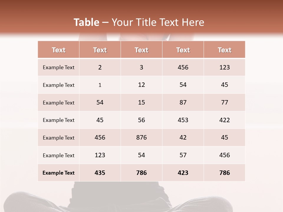 Sit Relaxation Apartment PowerPoint Template