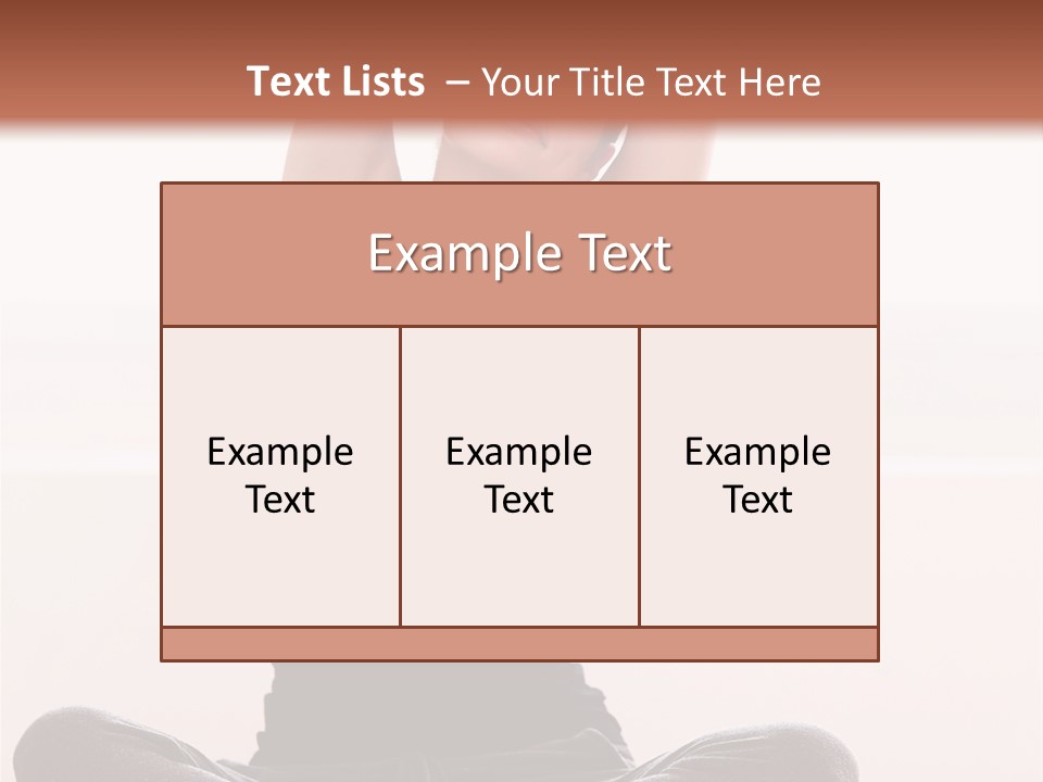 Sit Relaxation Apartment PowerPoint Template