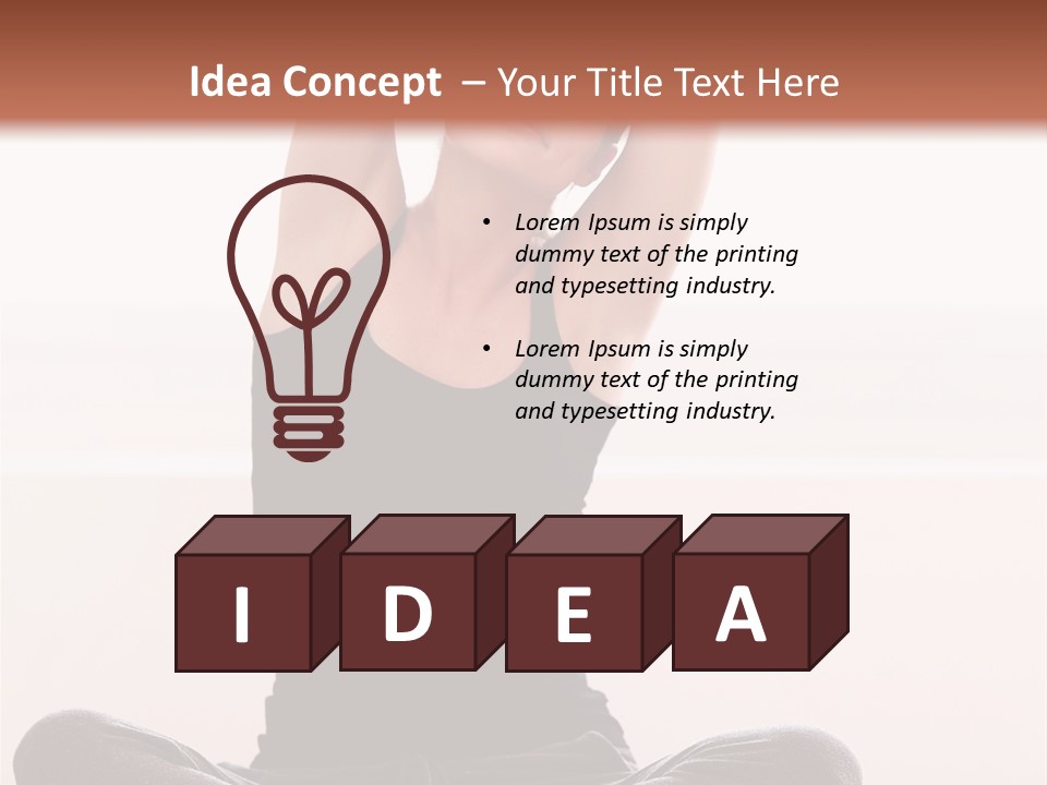 Sit Relaxation Apartment PowerPoint Template