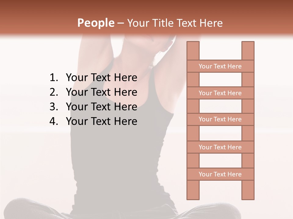 Sit Relaxation Apartment PowerPoint Template