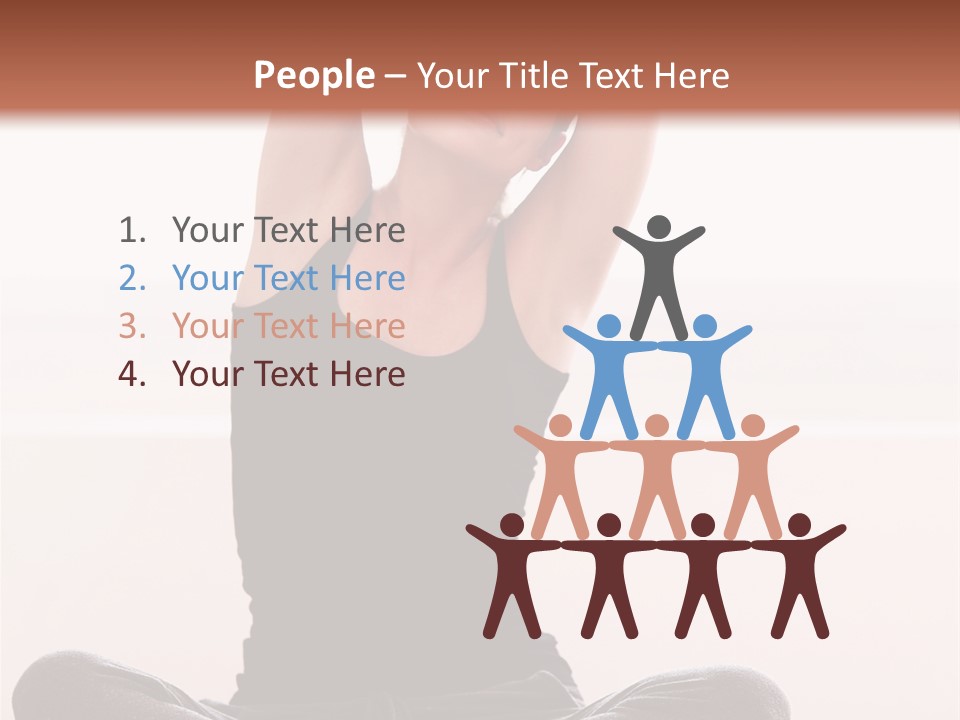 Sit Relaxation Apartment PowerPoint Template