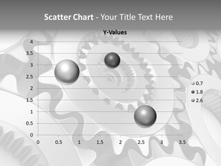 Shine Stainless Cog PowerPoint Template