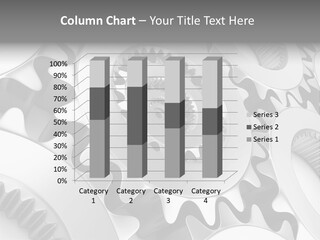 Shine Stainless Cog PowerPoint Template