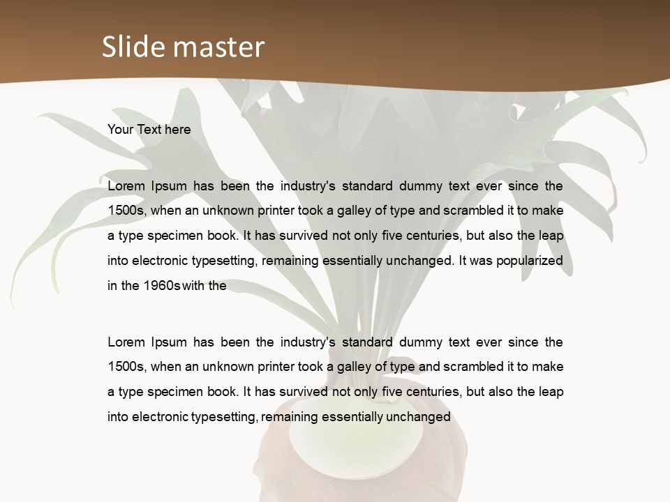 Biology Jungle Cone PowerPoint Template