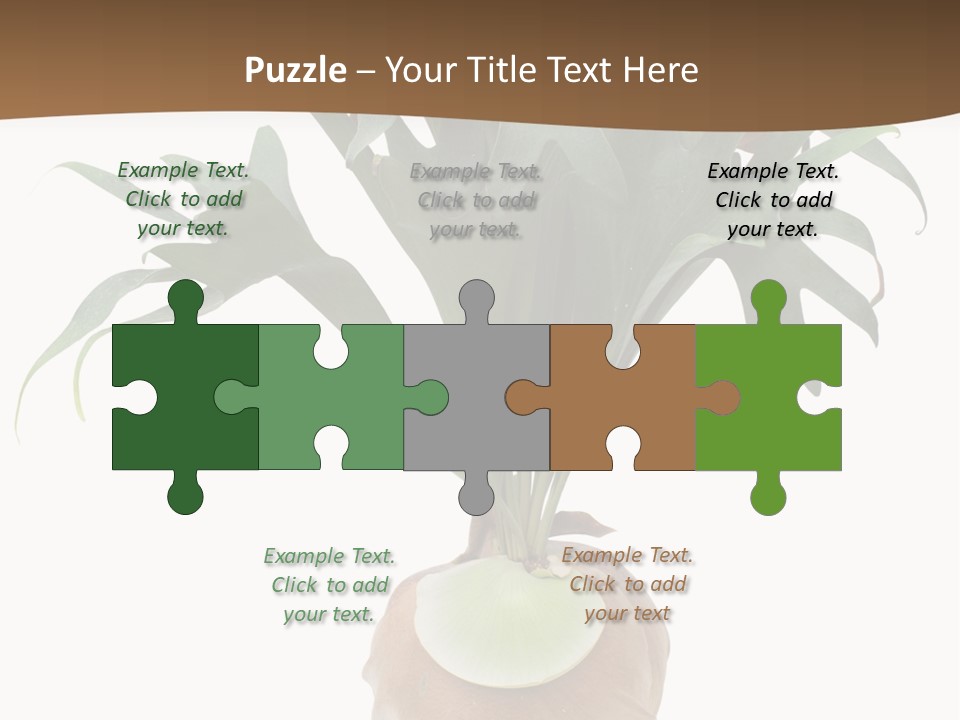 Biology Jungle Cone PowerPoint Template