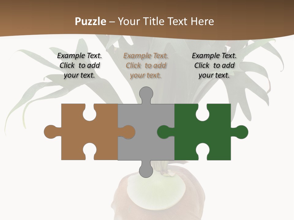 Biology Jungle Cone PowerPoint Template