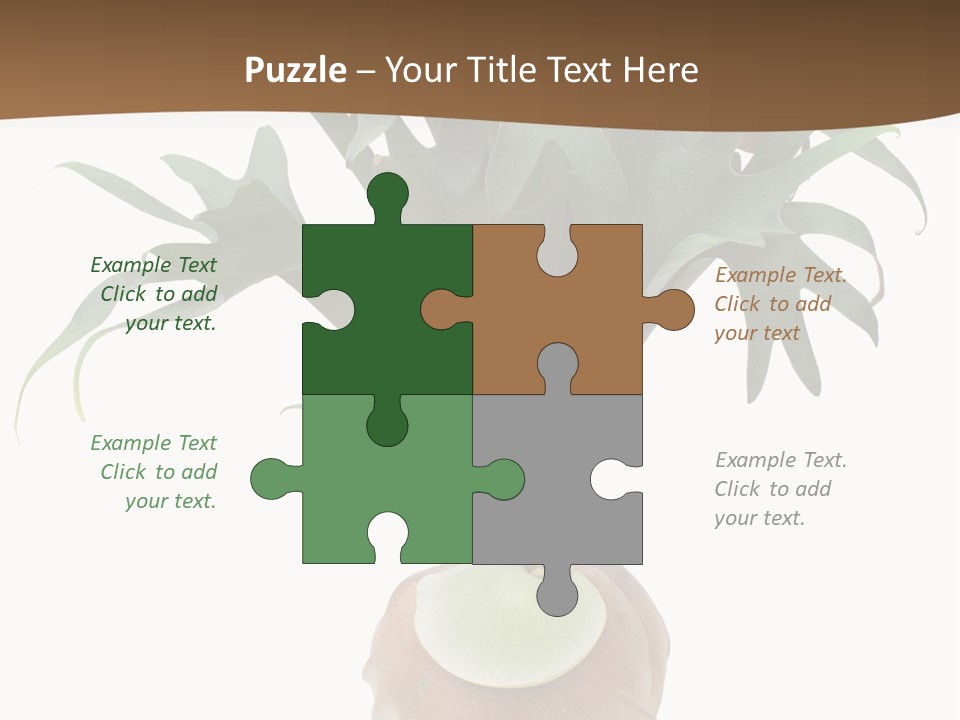 Biology Jungle Cone PowerPoint Template