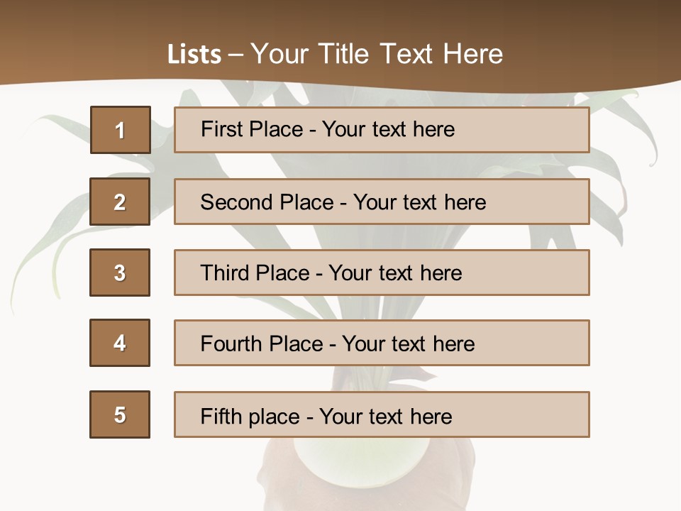 Biology Jungle Cone PowerPoint Template
