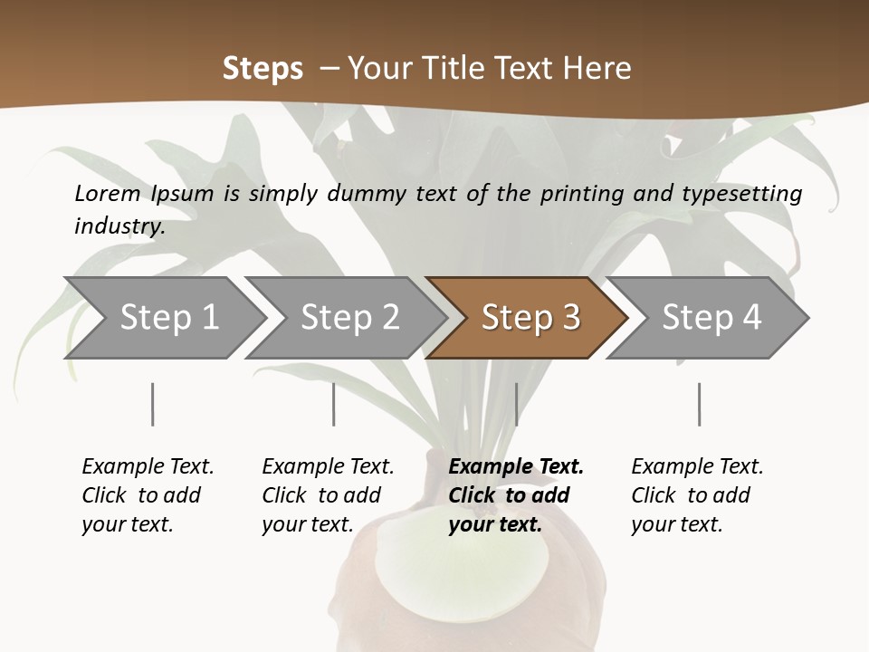 Biology Jungle Cone PowerPoint Template