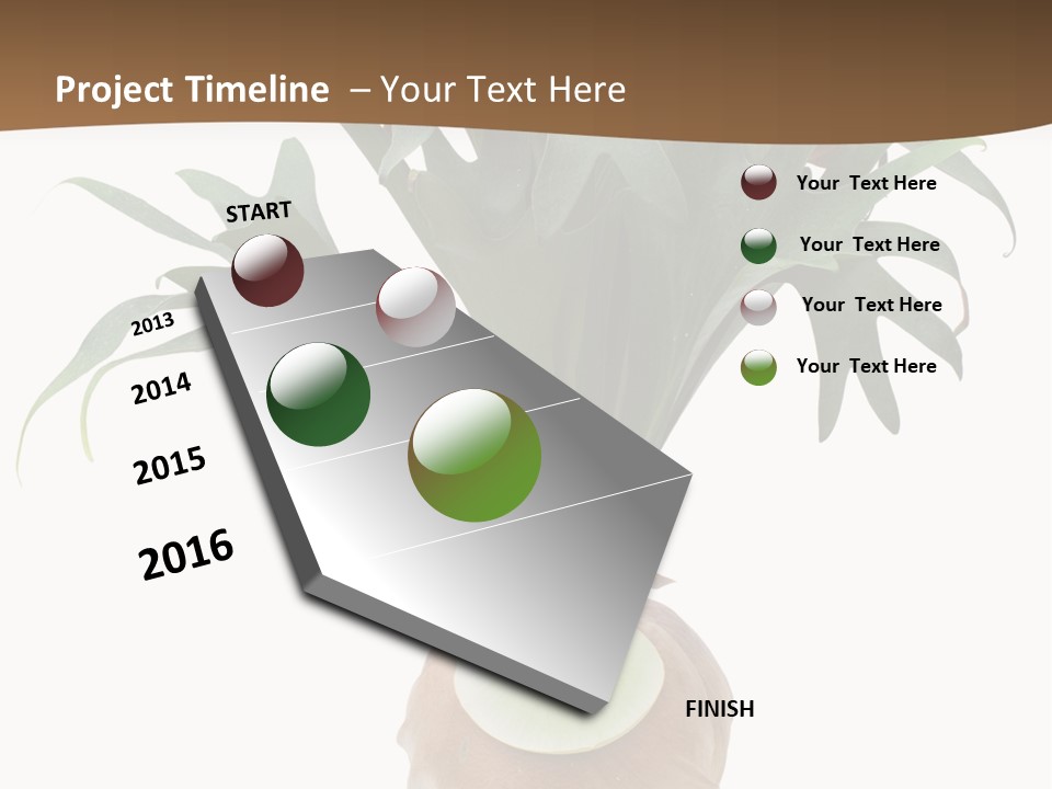 Biology Jungle Cone PowerPoint Template