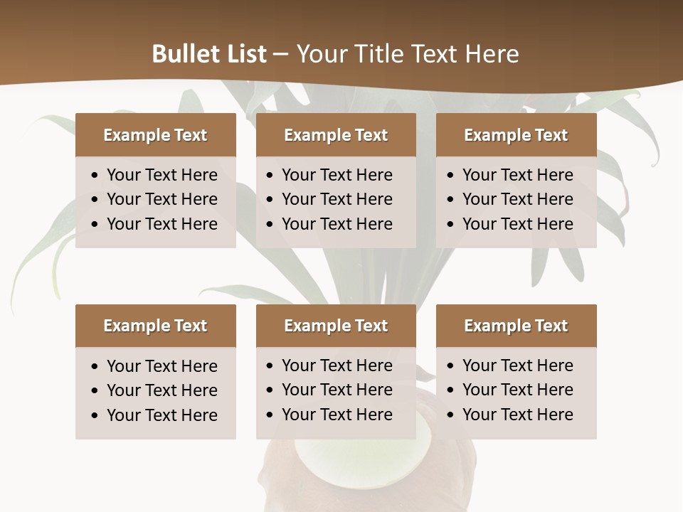 Biology Jungle Cone PowerPoint Template
