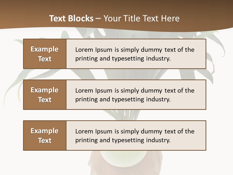 Biology Jungle Cone PowerPoint Template